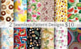 design seamless repeat vector surface patterns for textile