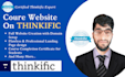 create thinkific, teachable online course website