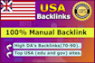 create 200 high da backlinks for google top ranking, USA