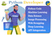 do machine learning, image processing using python