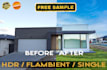 edit professionally hdr real estate photo editing