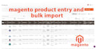 do magento product entry, add products, data entry