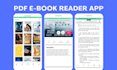 make PDF ebook reader app, full app source code