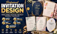 design birthday invitation, wedding invitation and invitation for save the date