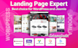 design landing pages sales page funnel with elementor sp page builder and divi