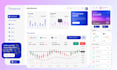 design admin panel dashboard and web app in UI UX