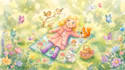 design cute watercolor children book illustrations