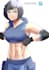 draw anime fit girl with abs