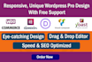 build a responsive wordpress website design or customize