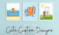 create nursery wall art prints for etsy