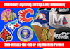 any embroidery cap patch convert image to emb dst digitize