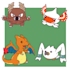 draw cute pokemon doodle art style