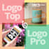 create authoral logo  design brand