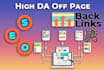 build dofollow high da niche relevant and unique youtube backlinks