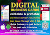 create digital business card with in just 1hour