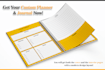 do planner journal and calender design