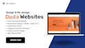 design and build a website using duda website builder