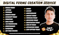 build perfect google form, jotform, online form sheets, and docs