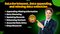do data enrichment and data entry for you