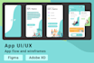 design app UI UX and wireframes for your flutter app