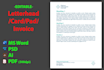 do editable letterhead design, invoice design, stationery design