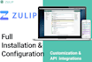 install and configure zulip on your server