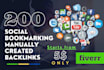 create social bookmarking offline backlinks