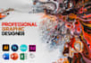 be your personal professional graphic designer