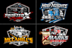 design awesome hotshot, hauling, towing and freight logo