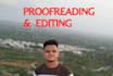 edit and proofread the blog posts and articles