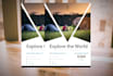 design a3, a4, a5, a6 sizes  travel flyer or poster