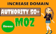 increase domain authority moz da 40 plus