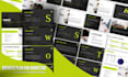 design a premium presentation in french and english