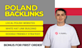 do poland seo with local polish backlinks