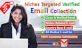 do email collection, targeted email list, and run campaign
