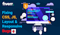 do html css javascript bug fixing