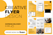 create a clean and informational flyer