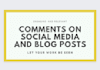 comment and share your blog posts