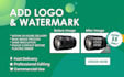 add watermark logo text and brand elements to your photos