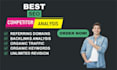 compare your website and provide competitor analysis