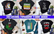 create an eye catching typography tshirt design