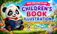 illustrate your children picture book with adorable characters and scene