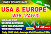 do USA europe web traffic us long visit 2 min