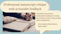 provide professional manuscript critique with actionable feedback