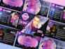 design celebrity, influencer, artist press kit, media kit, epk, flyer, onesheet