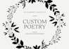 write a beautiful custom poem for you