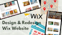 design and redesign wix website custom page