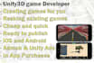 develop an android, IOS game inside unity3d for you