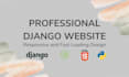 develop a professional python django website
