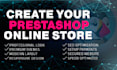 develop, build, create professional prestashop store